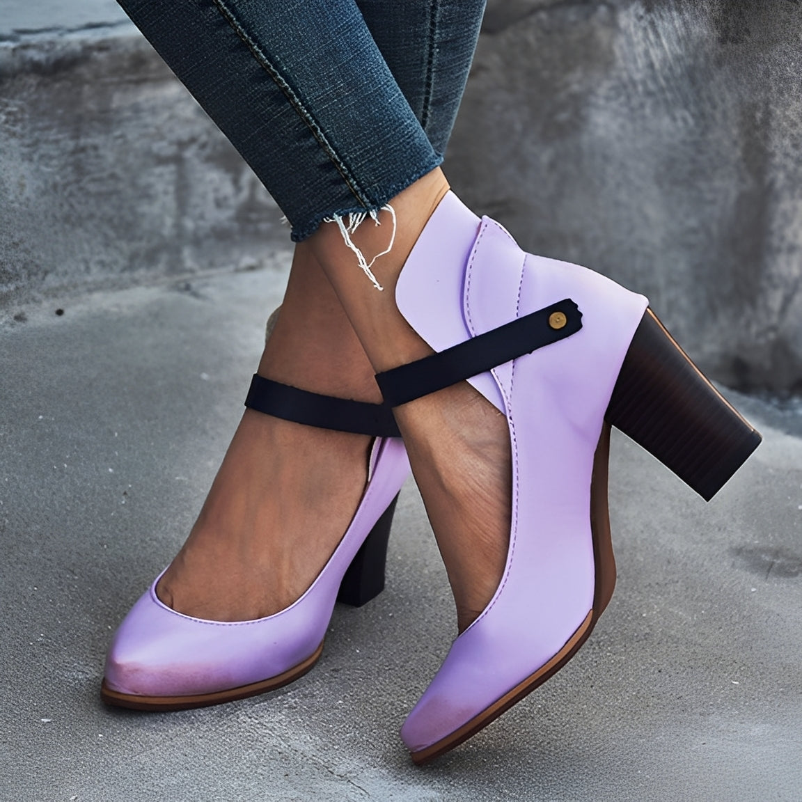 Irene - Stilvolle Sandalen mit klobigem Absatz für Damen