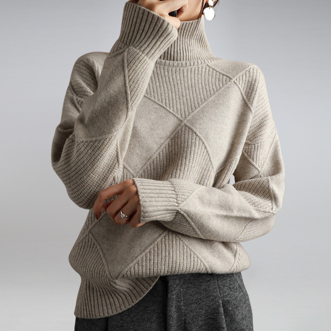 Camille - Eleganter und gemütlicher Rollkragenpullover
