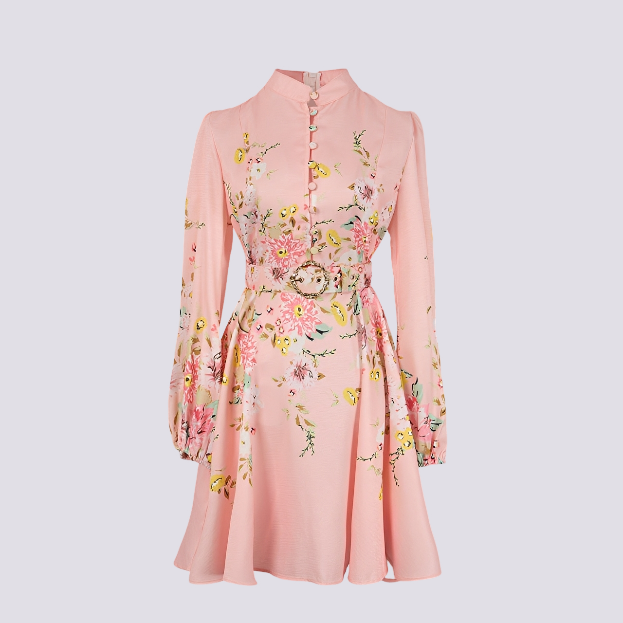 Saskia - Stilvolles Minikleid mit Knopfleiste für Damen