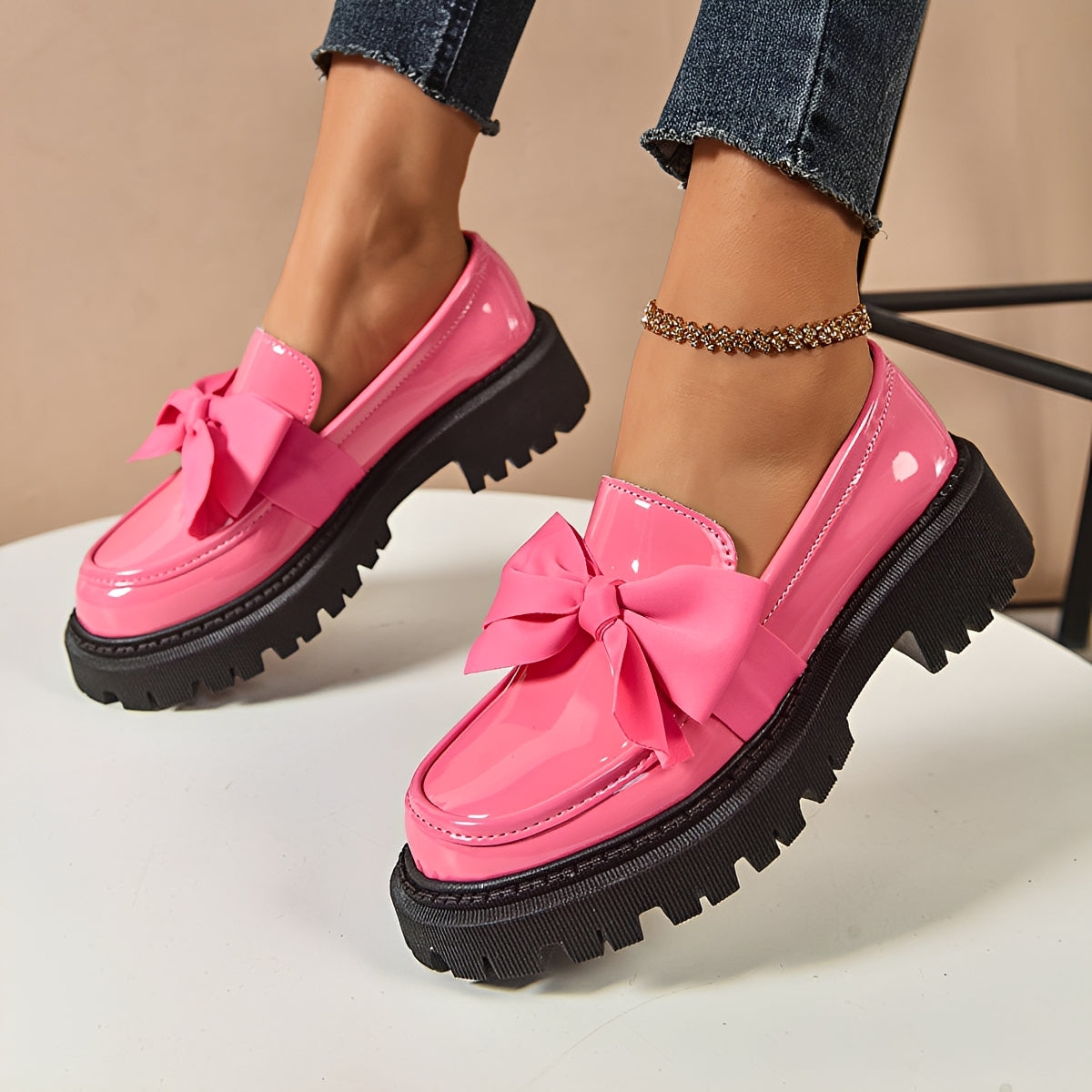 Yasir - Klassische Loafer mit Schleife