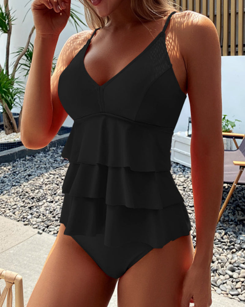 Allison - Damen Tankini mit Rüschen