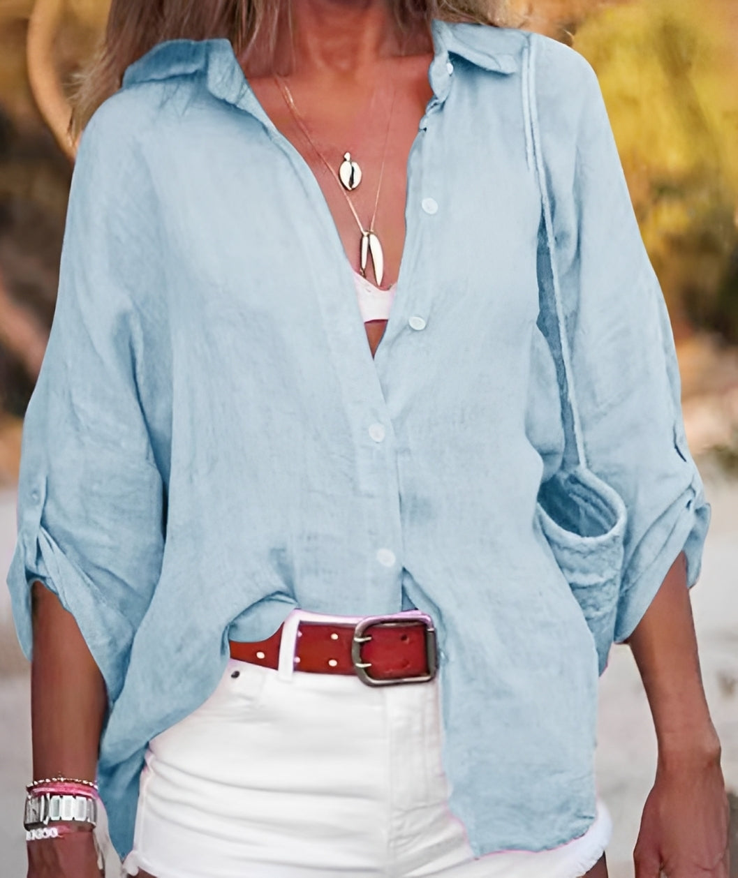 Joyce - Lässige, locker sitzende Bluse für Damen