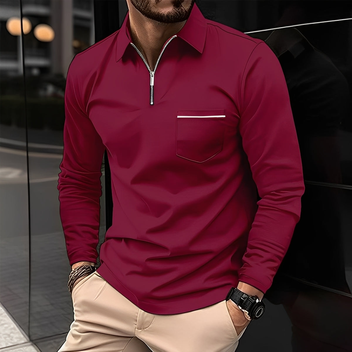 Florent - Bequemes Langarmhemd