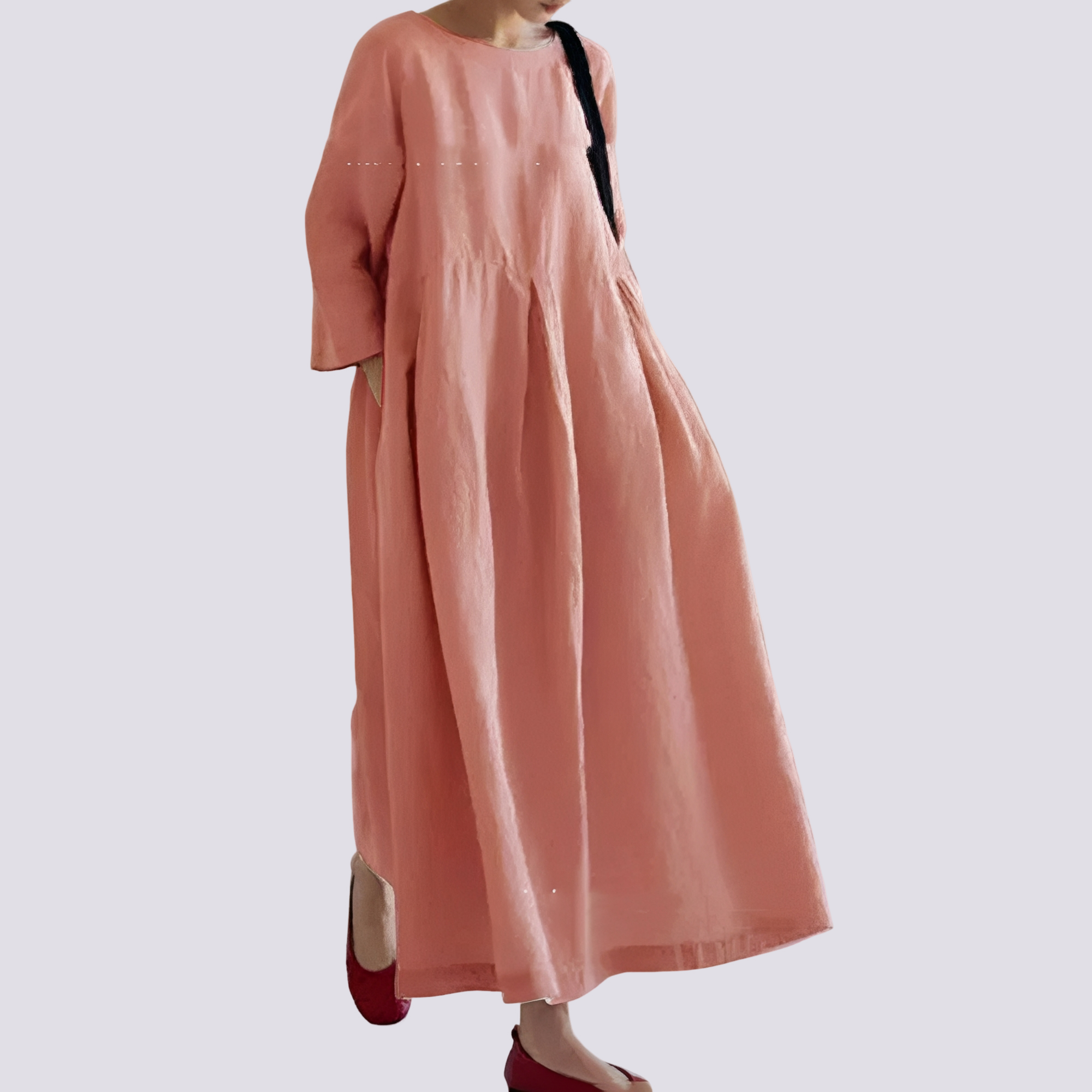 Veronica - Lockeres Kleid mit Taschen für Damen