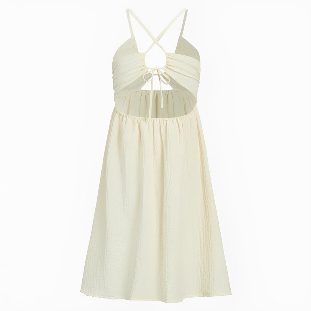 Edna - Stilvolles Midikleid mit offenem Rücken
