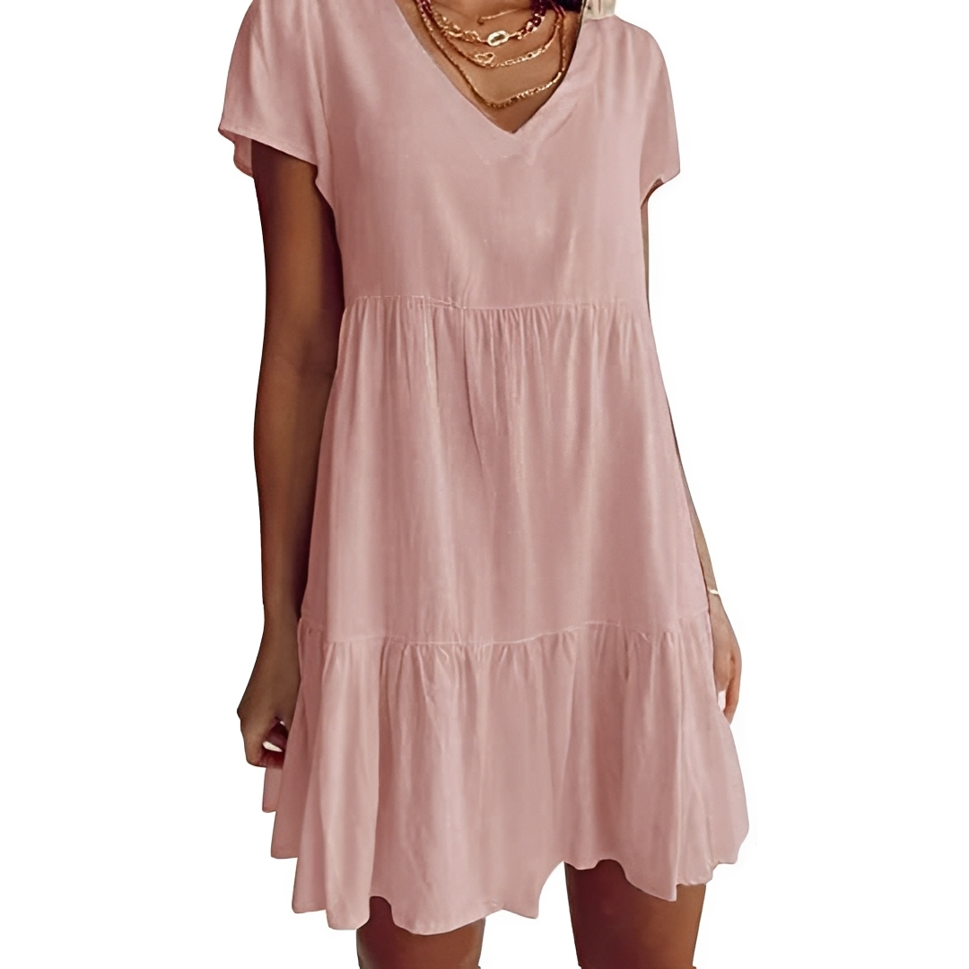 Judith - Leichtes, Weites Kurzes Kleid