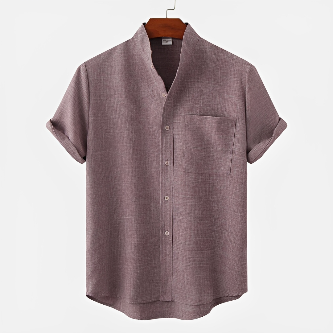 Hayden - Schlichtes Button-Up-Polo-Shirt