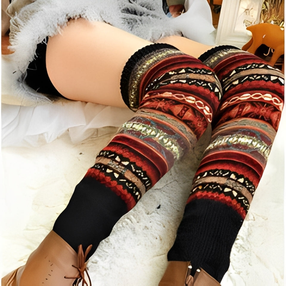 Suzanna - Elegante und flauschige Socken