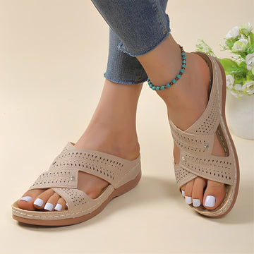 Rhonda - Stilvolle Sandalen mit Kreuzriemen