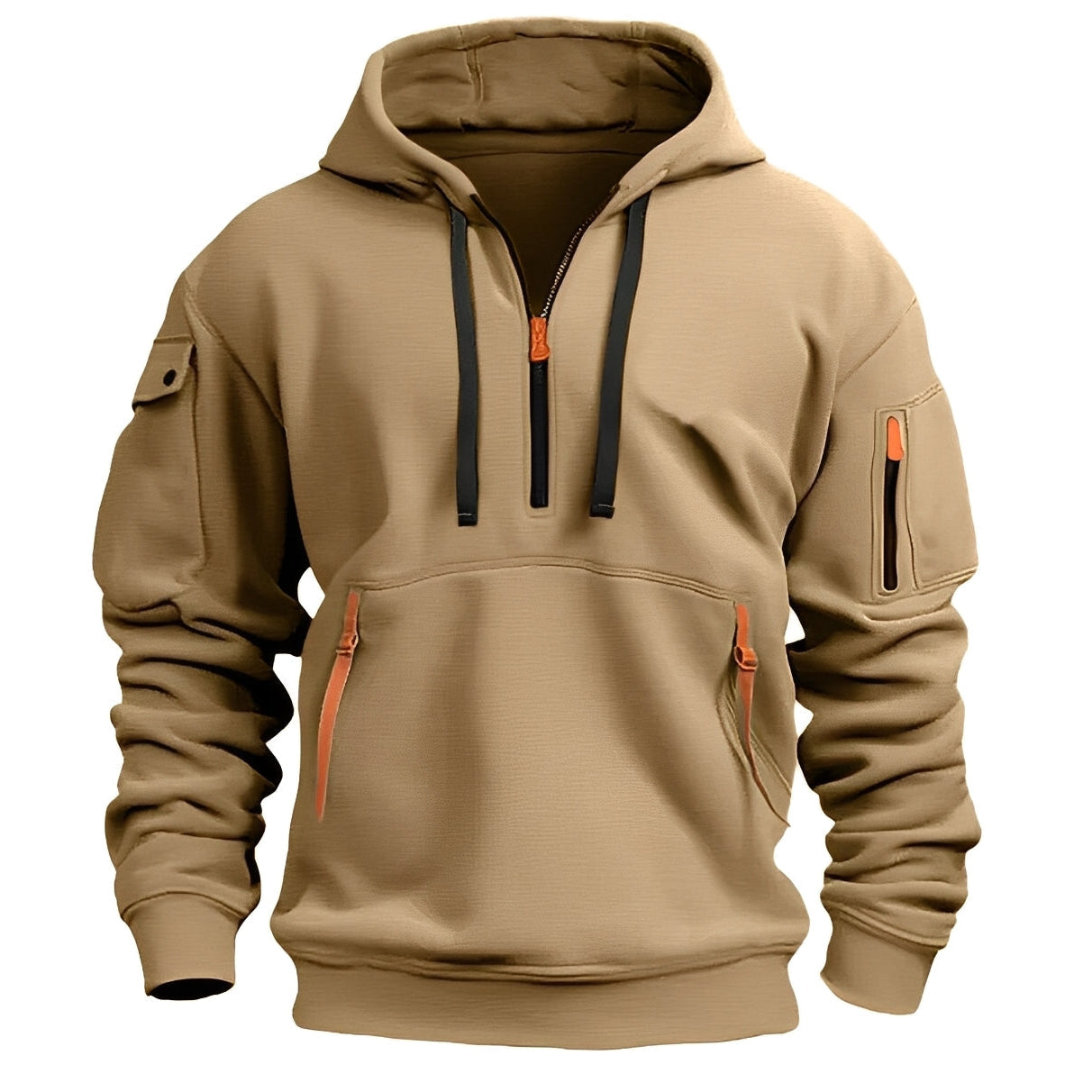 Burton - Trendiger Hoodie mit halbem Reißverschluss