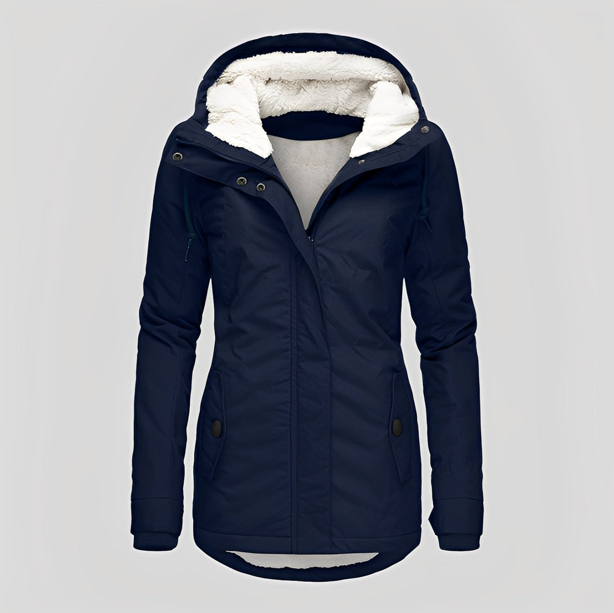 Earleen - Bequeme und kuschelige Jacke mit Kapuze