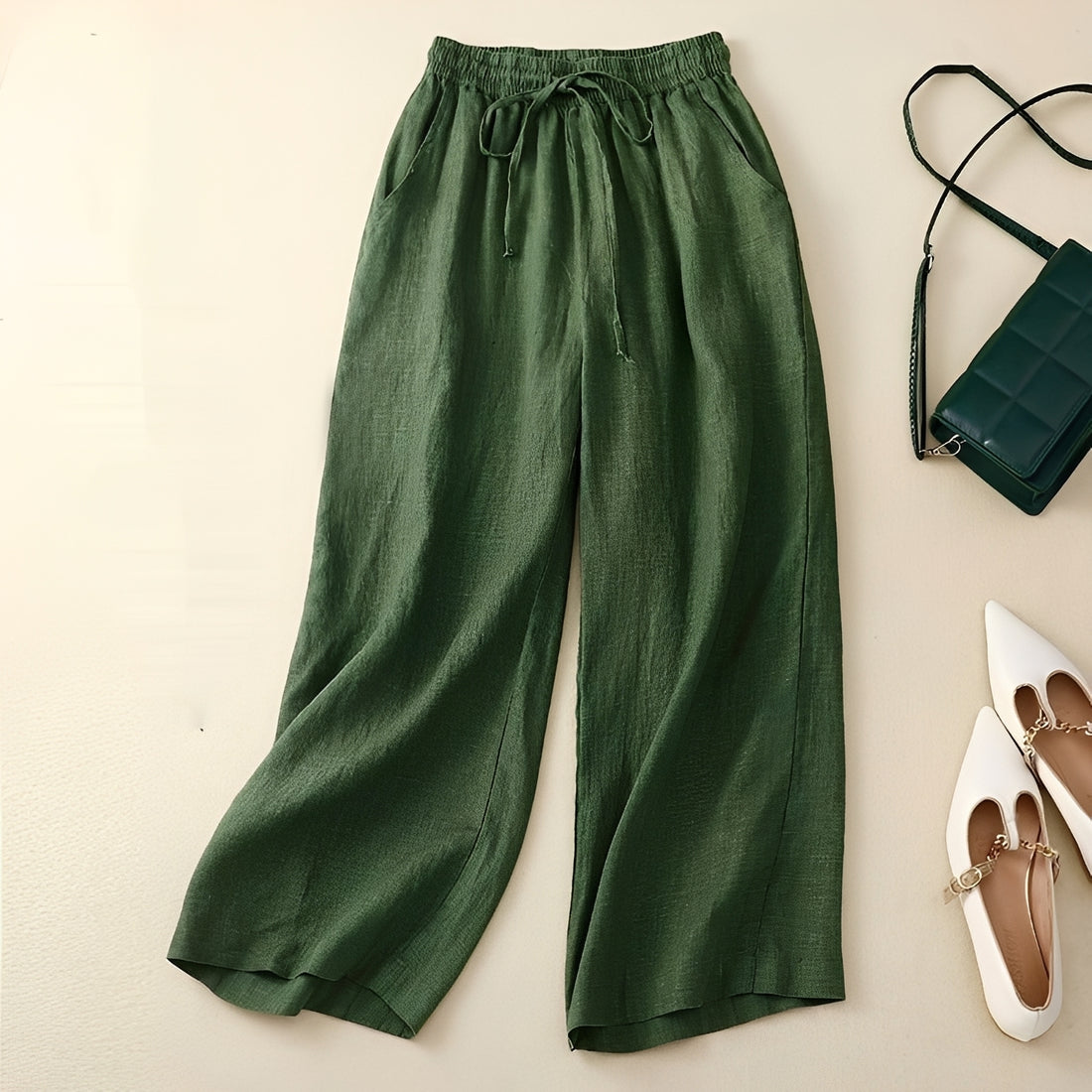 Karie - Lässige, weit geschnittene Hose für Damen