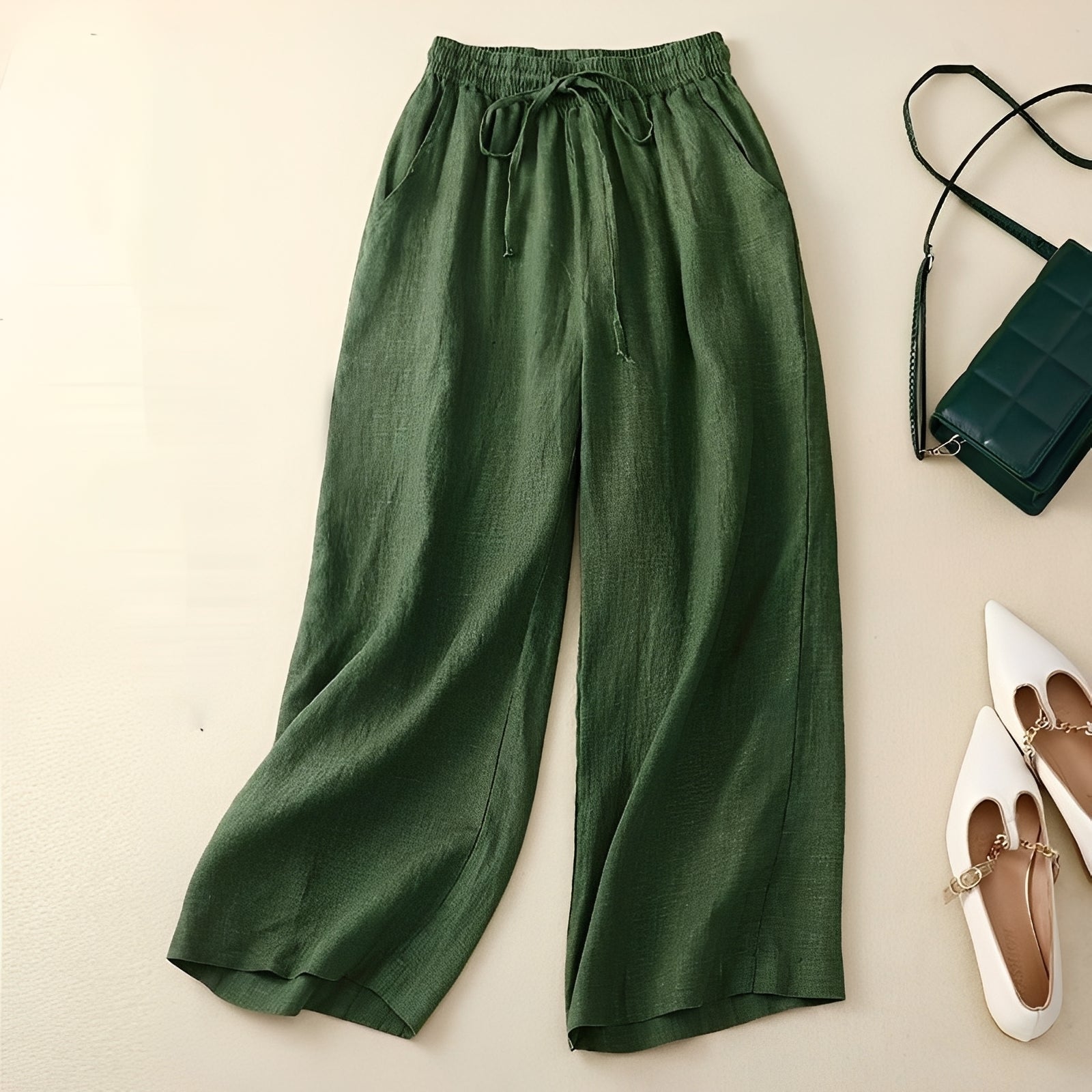 Karie - Lässige, weit geschnittene Hose für Damen