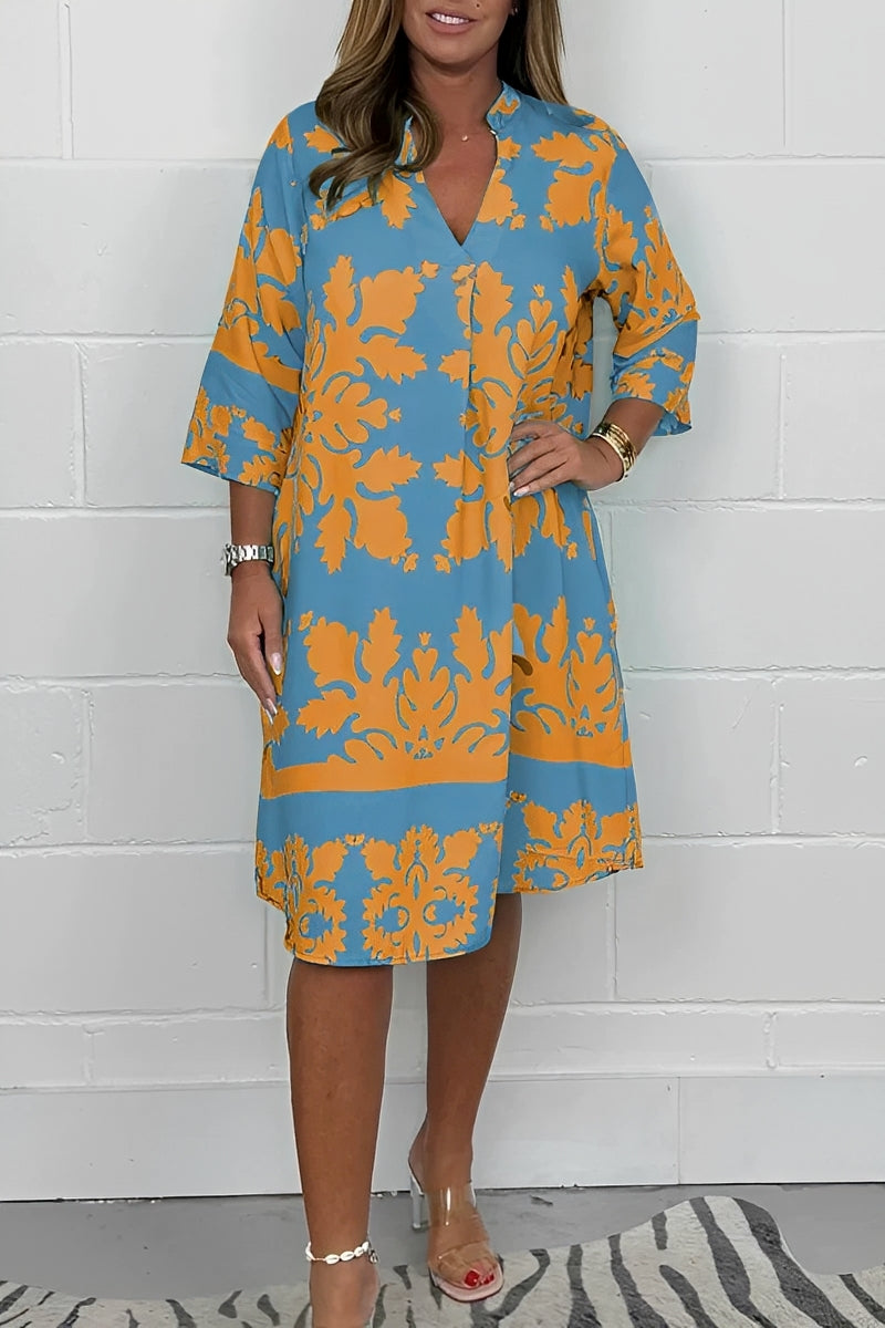 Tanya - Stilvolles, locker sitzendes Kleid für Damen