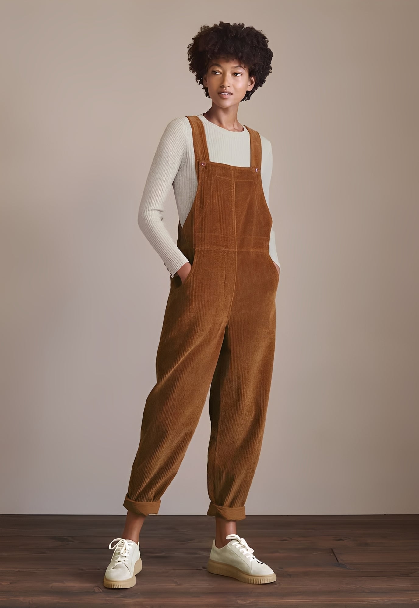 Kristina - Stilvoller Cord-Jumpsuit für Damen