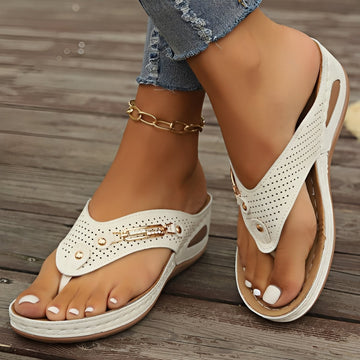 Amanda - Stilvolle Flip-Flops Sandalen