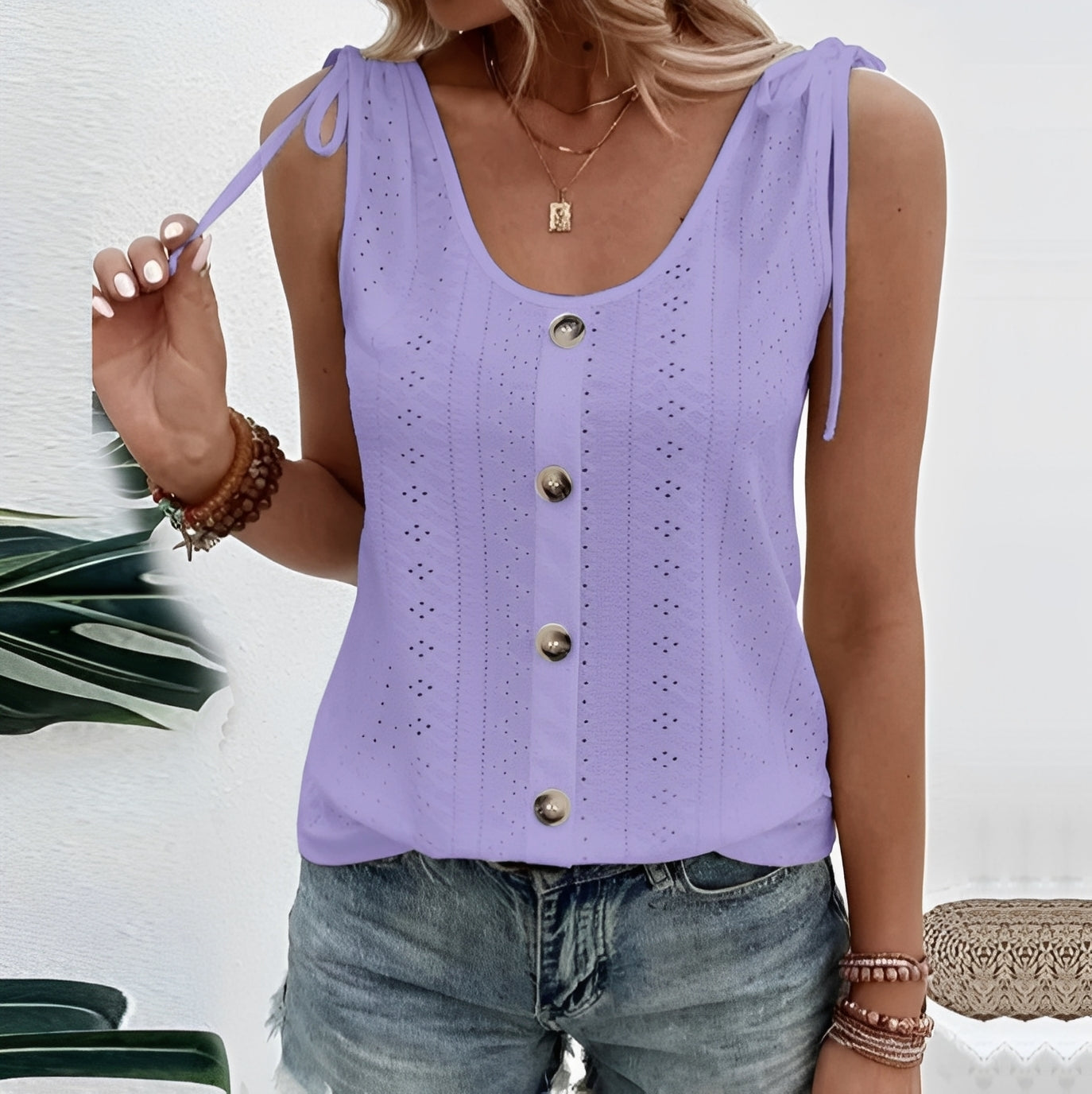 Millie - Stilvolles, ärmelloses Tanktop für Damen
