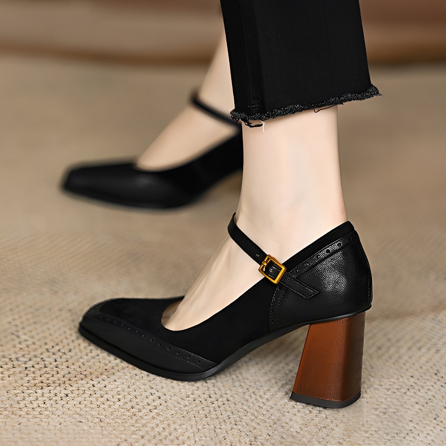 Isha - Formelle Chunky Heels