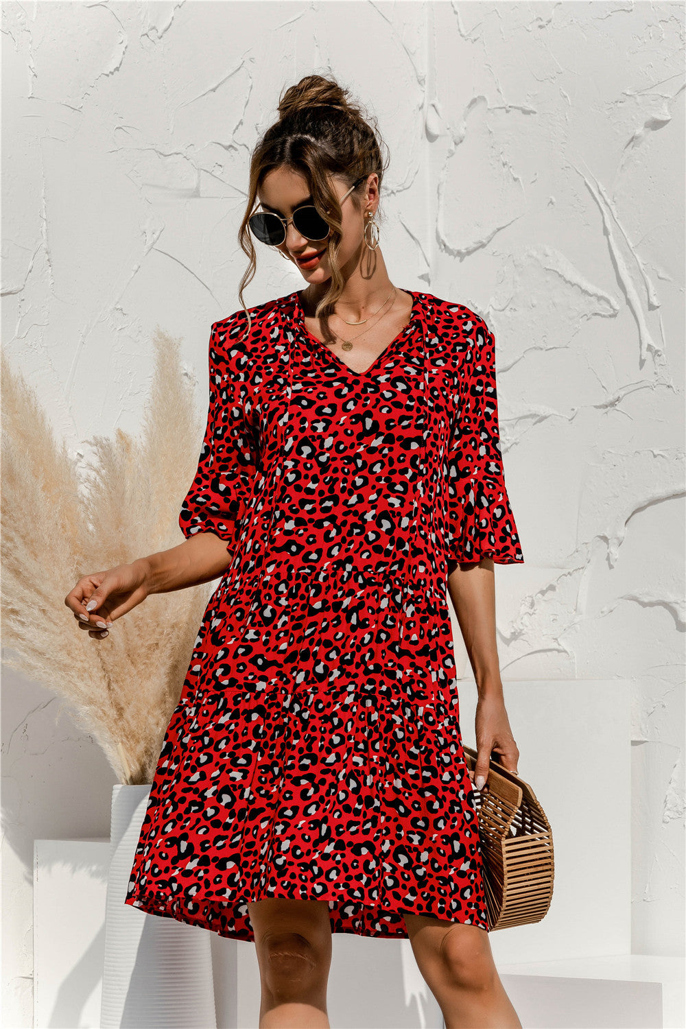 Liza - Stilvolles Kleid mit ausgestellten Ärmeln für Damen