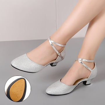 Carrie - Trendige Damen-Glitzersandalen