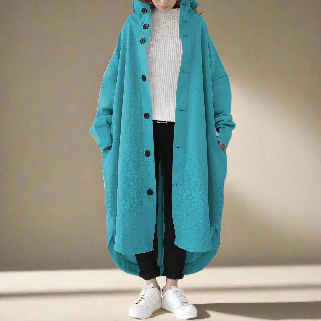 Cailyn - Komfortabler langer Trenchcoat