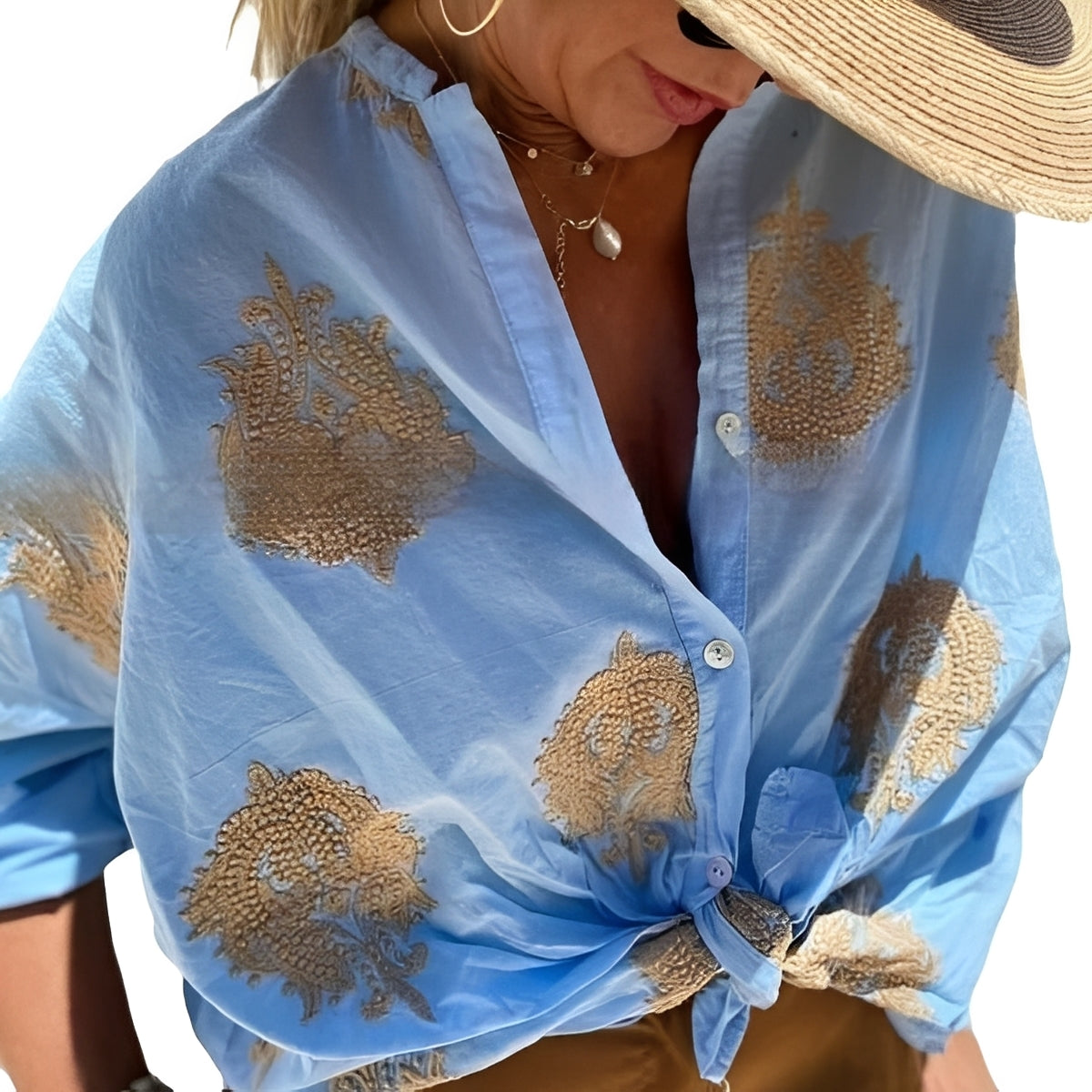 Erica - Lässige, bequeme Bluse für Damen