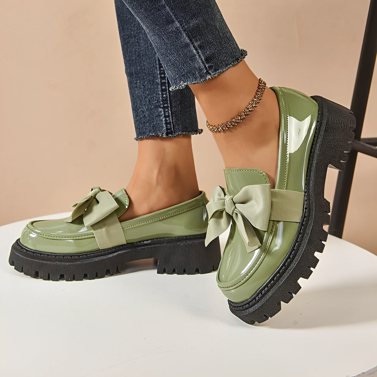 Yasir - Klassische Loafer mit Schleife