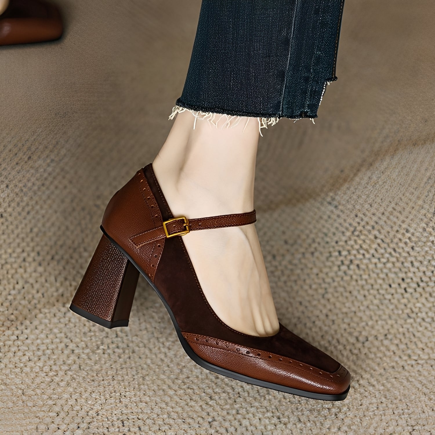 Isha - Formelle Chunky Heels