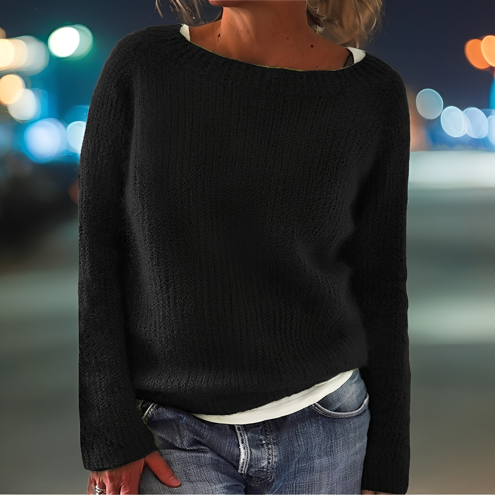 Abeeha - Locker geschnittener Damenpullover