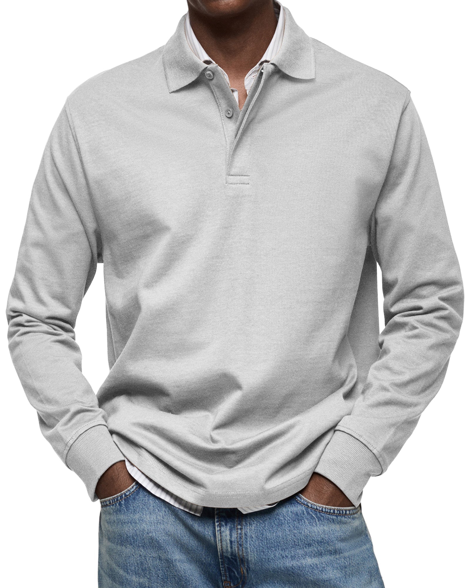 Oliver - Langarm-Poloshirt