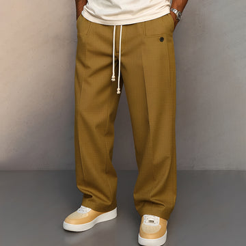 Conor - Lässige, gerade geschnittene Hose mit Kordelzug für Herren