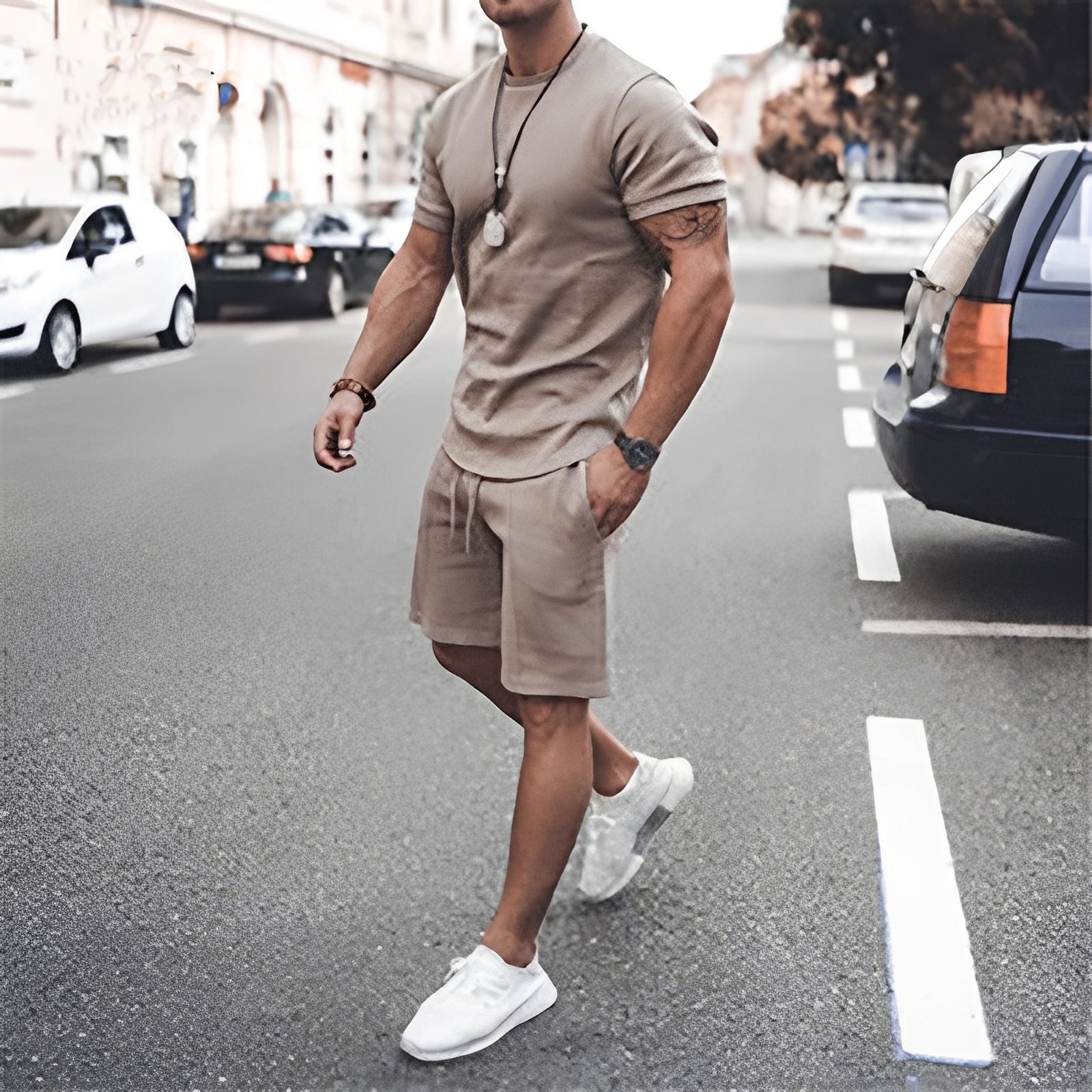 Stevie - Zweiteiliges Set Herren - für lässige Freizeitkleidung