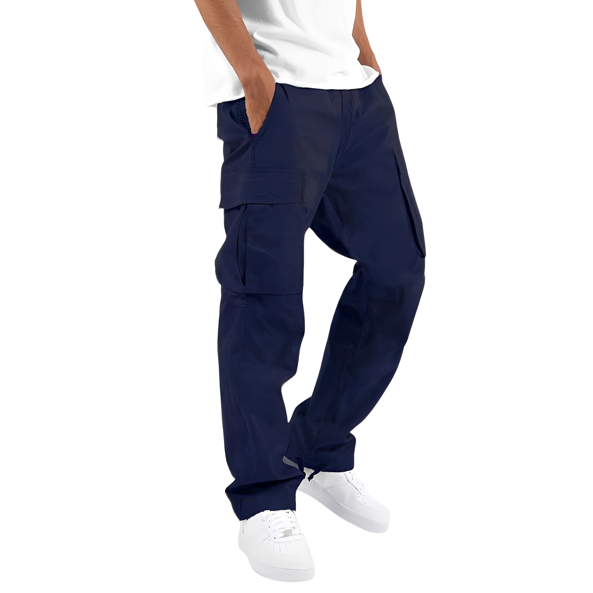 Cooper - Weite Herren-Cargohose mit Zugband