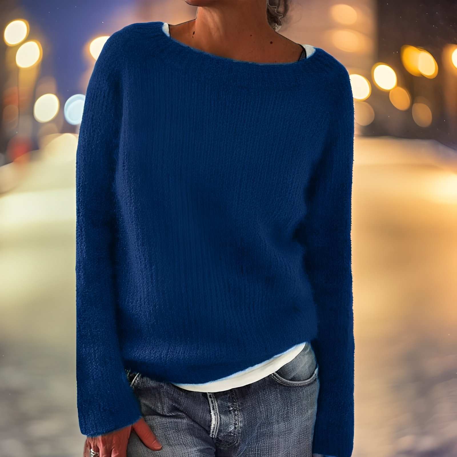 Abeeha - Locker geschnittener Damenpullover
