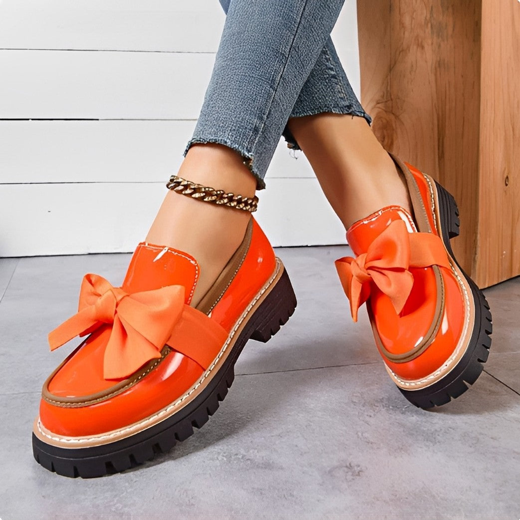Miley - Stilvolle Schleifen-Loafer