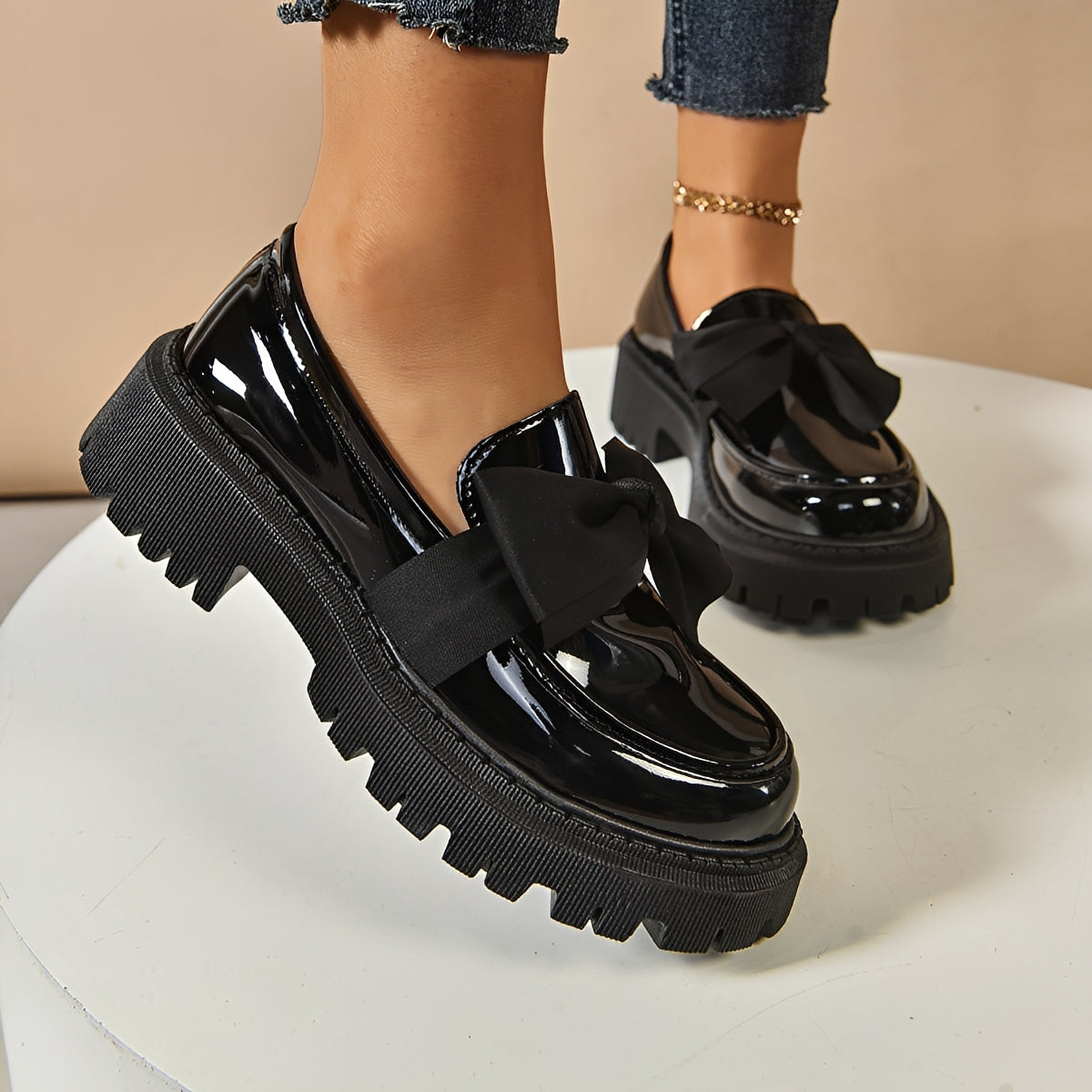 Yasir - Klassische Loafer mit Schleife