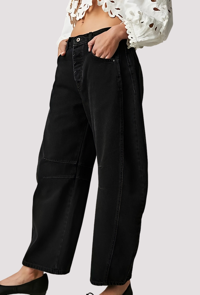 Kendra - Stylische weit geschnittene Hose