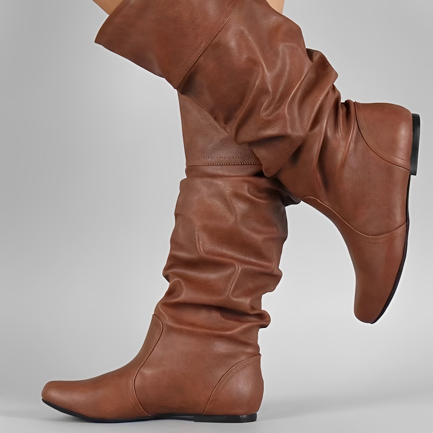 Lucia - Slip-on Flachstiefel