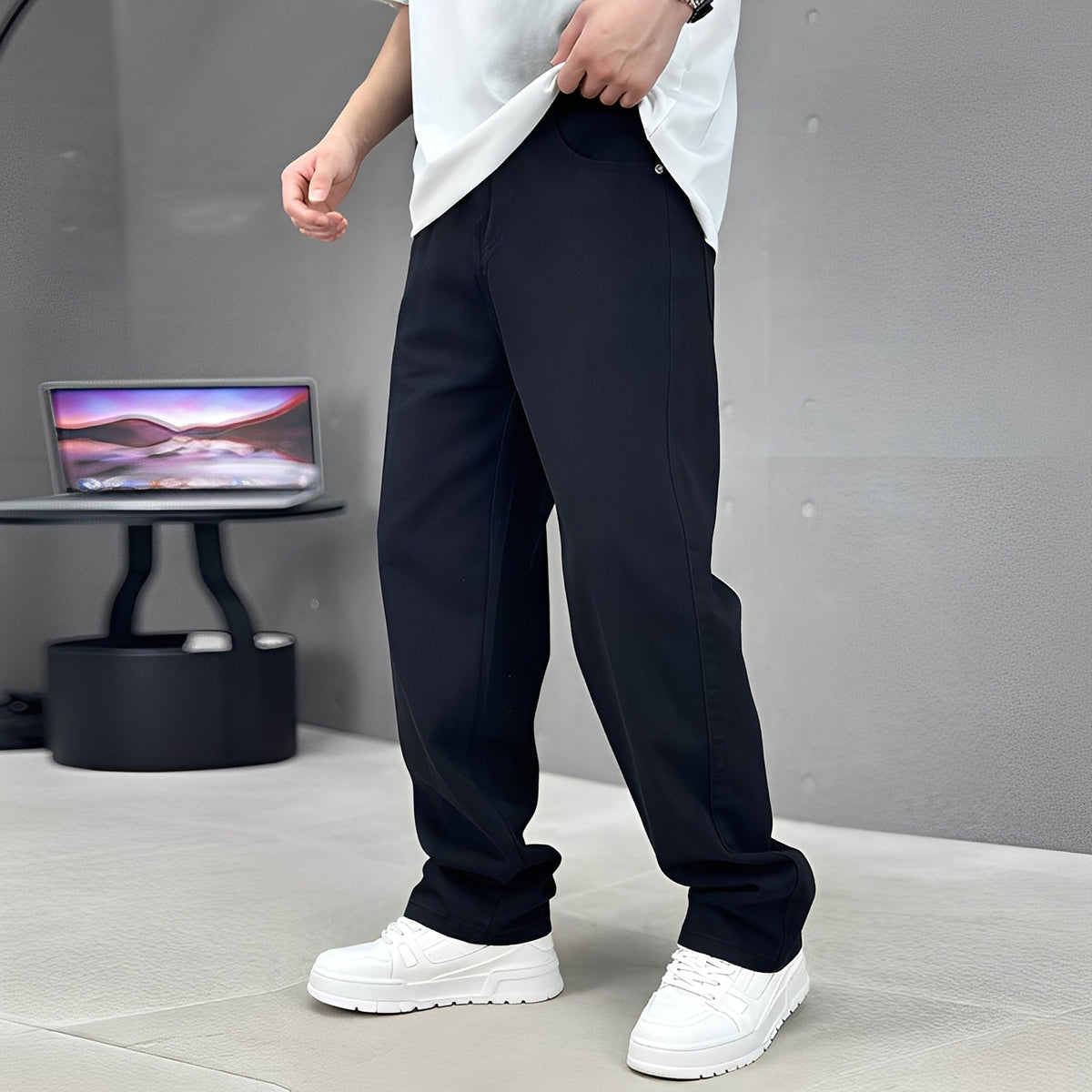 Wendell - Zeitgemäße Hose mit weitem Bein