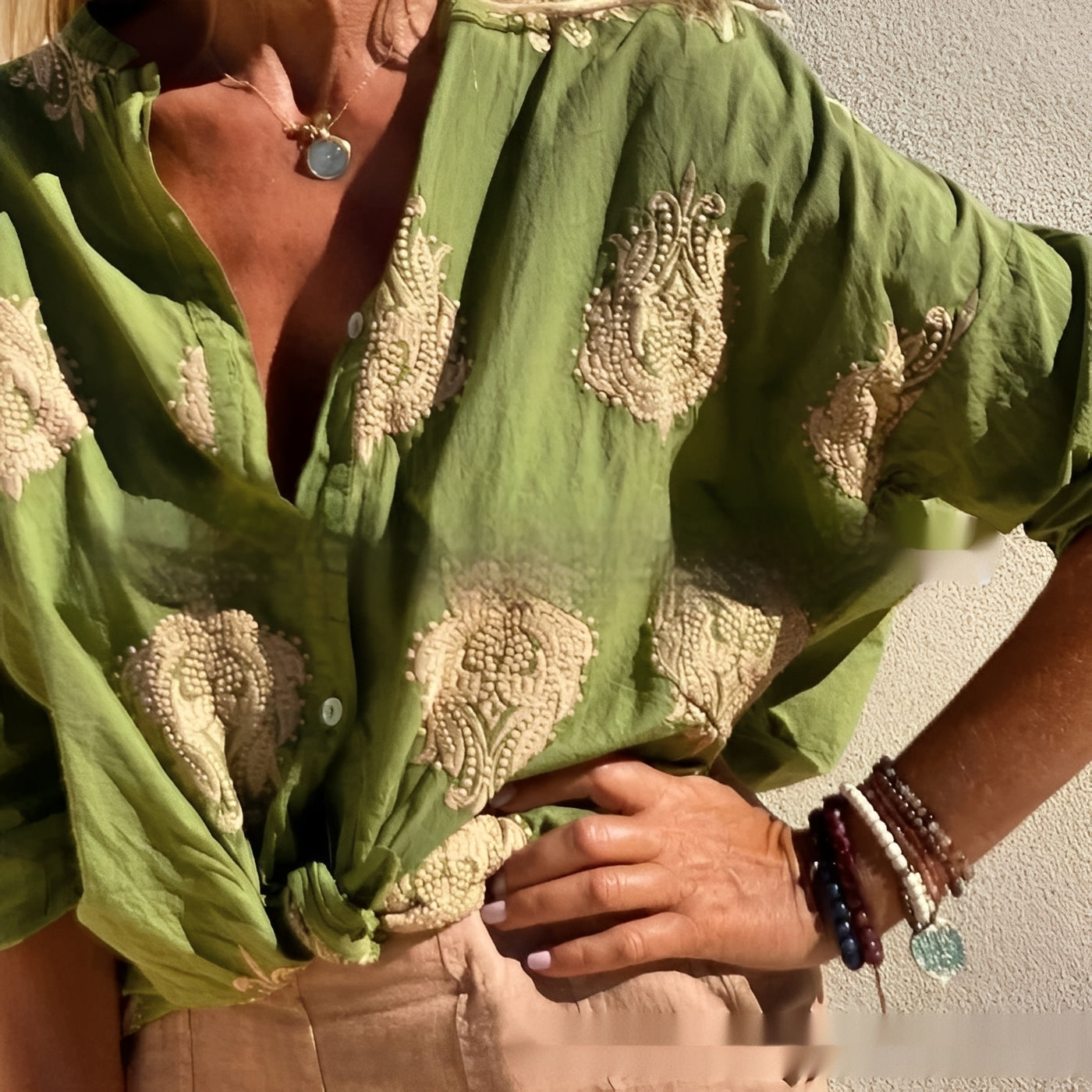 Erica - Lässige, bequeme Bluse für Damen