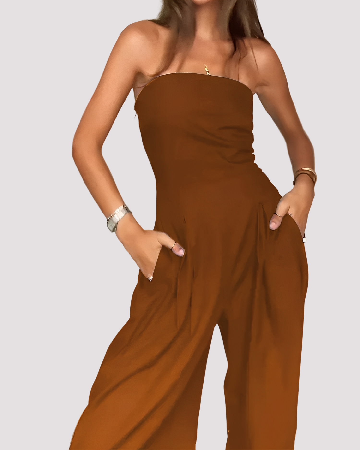 Carmen - Formeller Trägerloser Jumpsuit