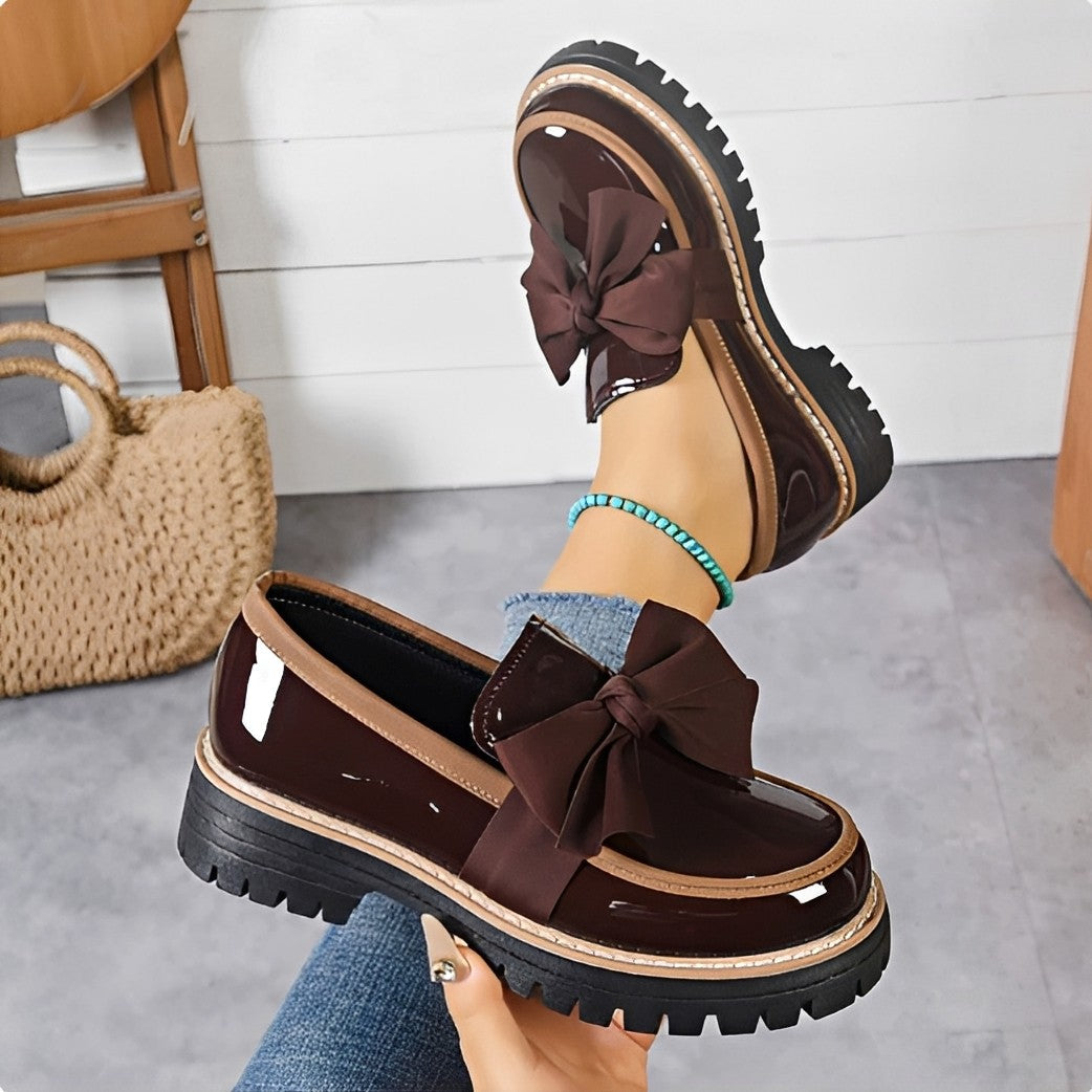 Miley - Stilvolle Schleifen-Loafer