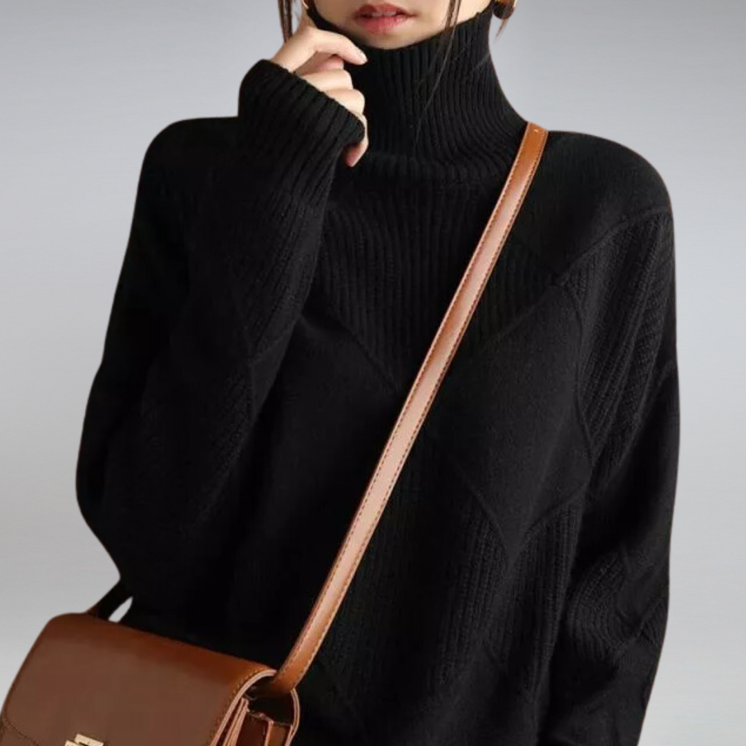 Camille - Eleganter und gemütlicher Rollkragenpullover