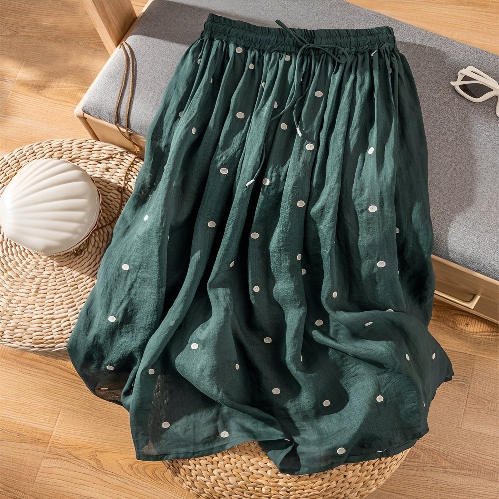 Thea - Lässiger Rock mit Polka-Dots für Damen