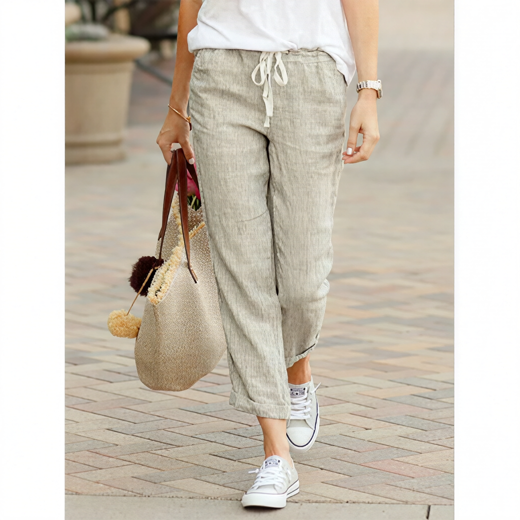 Avery - Freizeithose mit Kordelzug