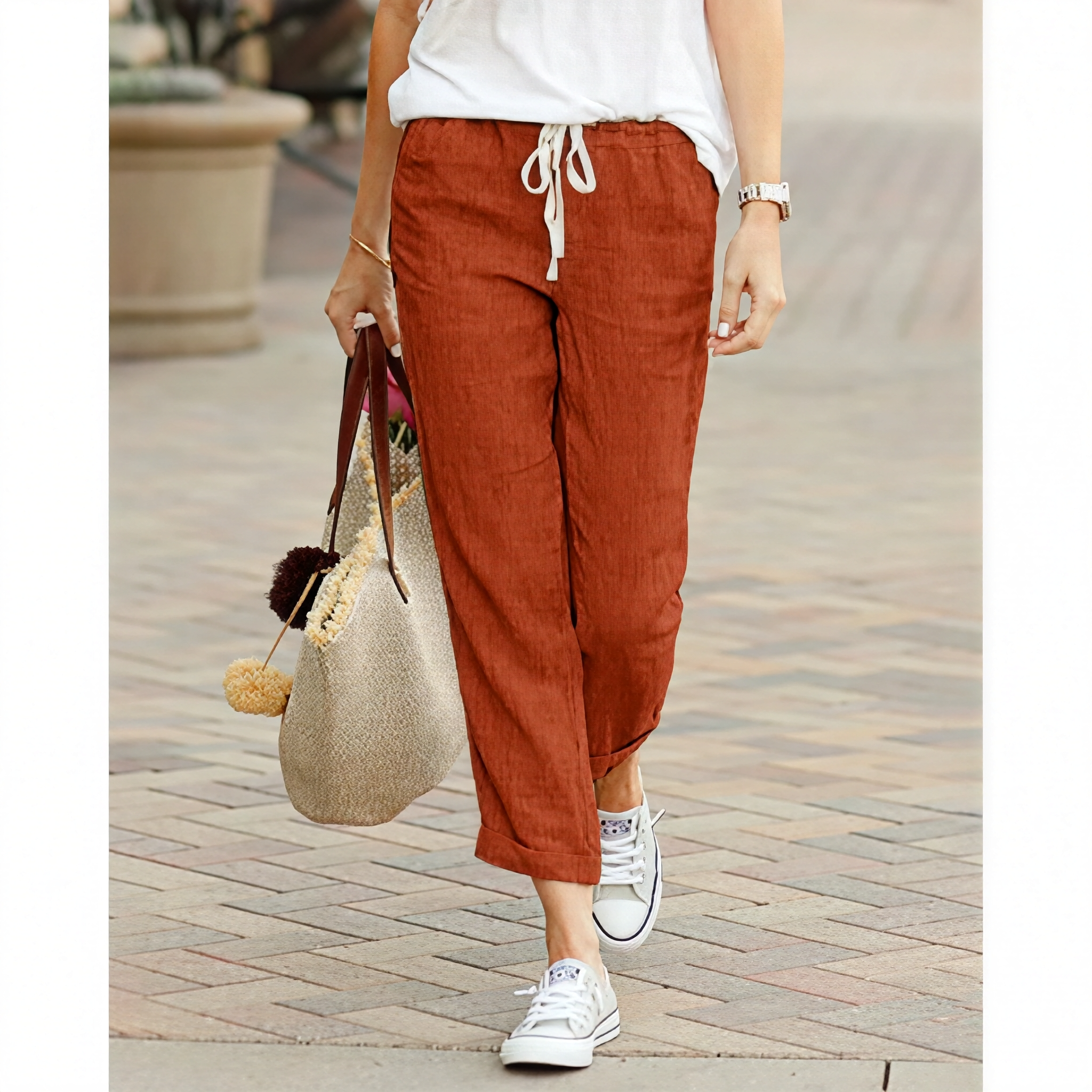 Avery - Freizeithose mit Kordelzug