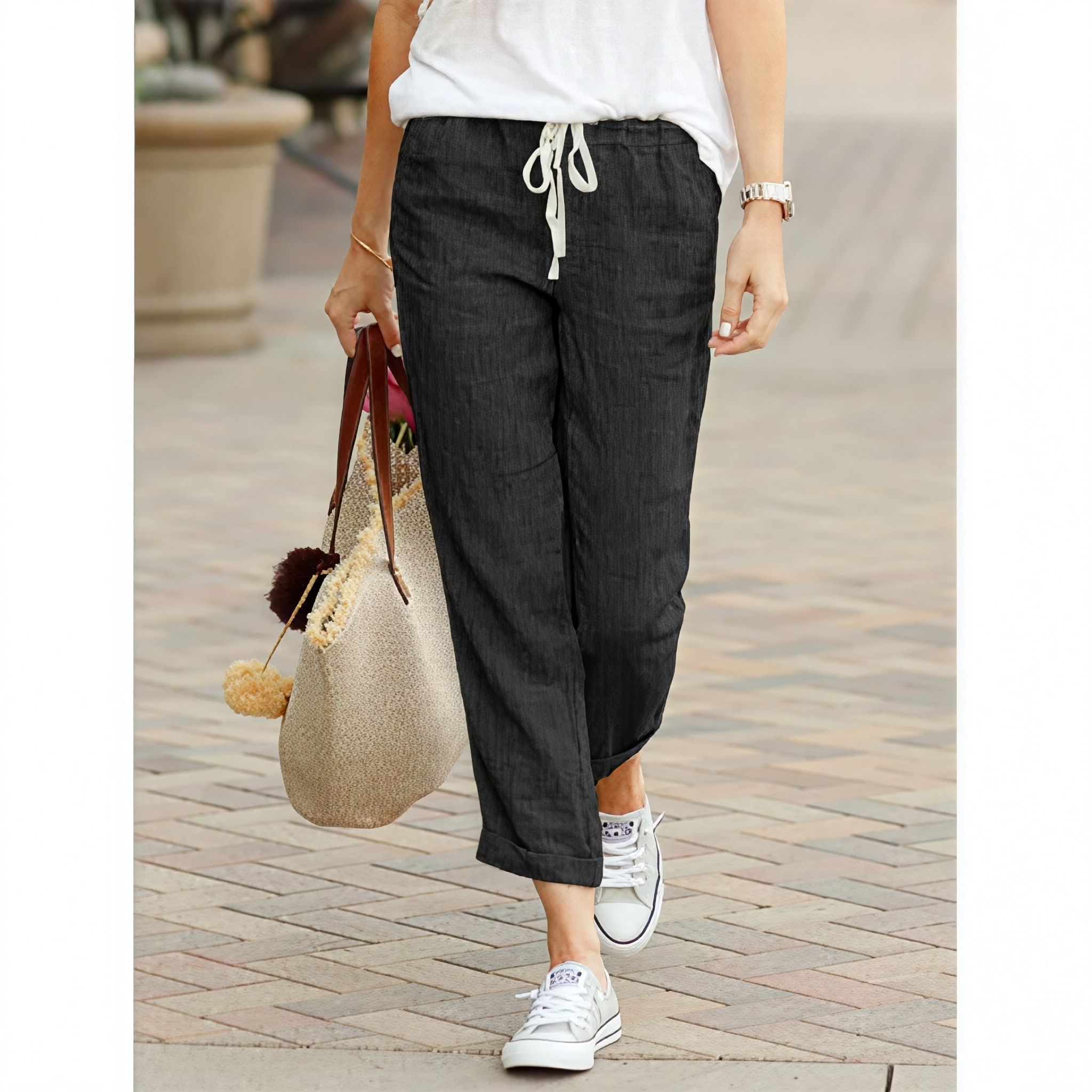 Avery - Freizeithose mit Kordelzug