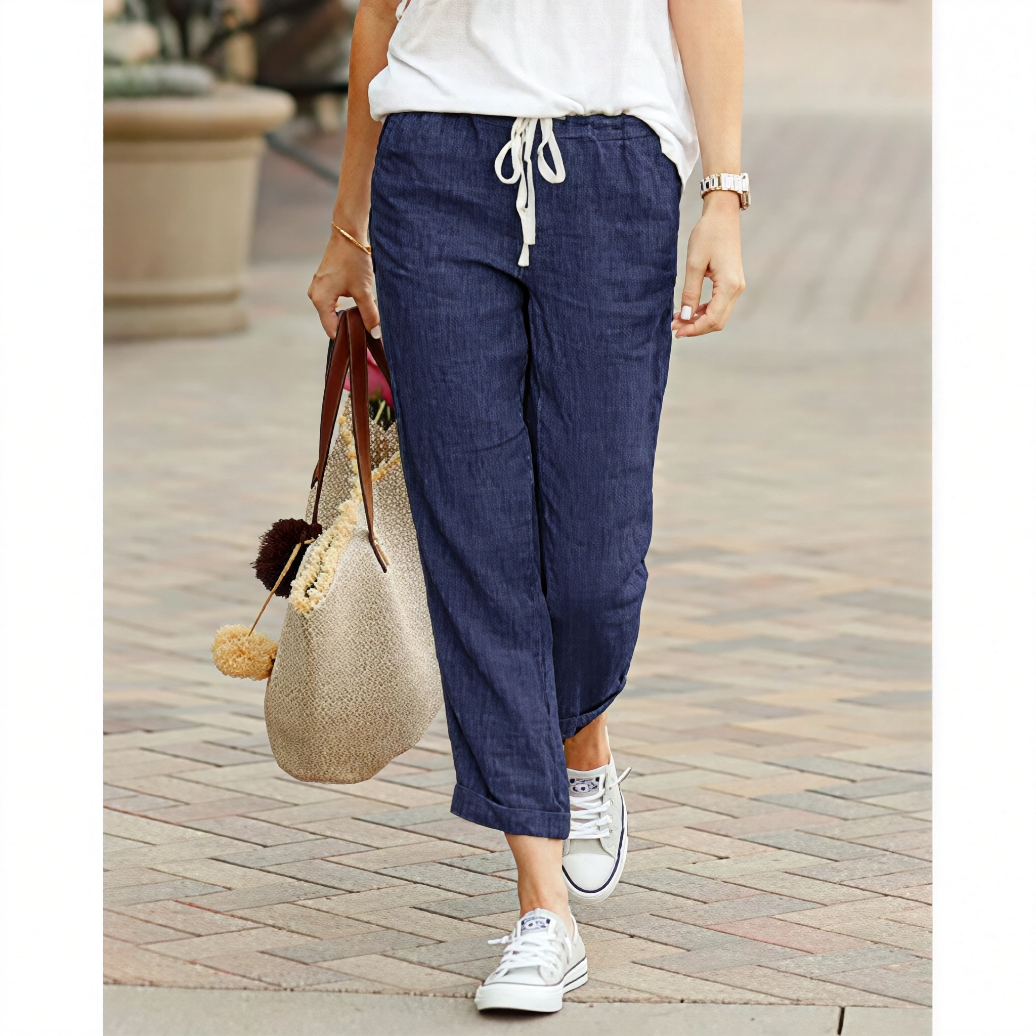 Avery - Freizeithose mit Kordelzug