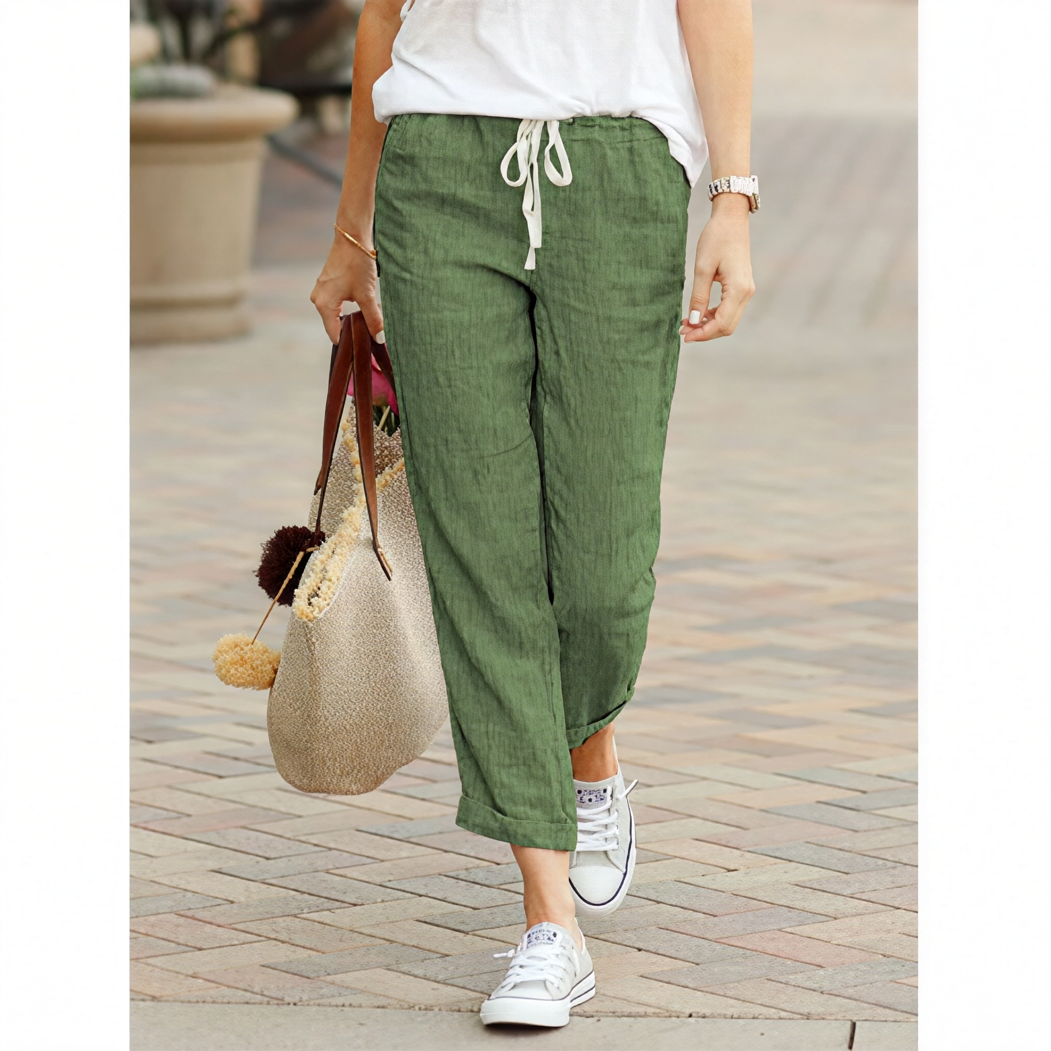 Avery - Freizeithose mit Kordelzug