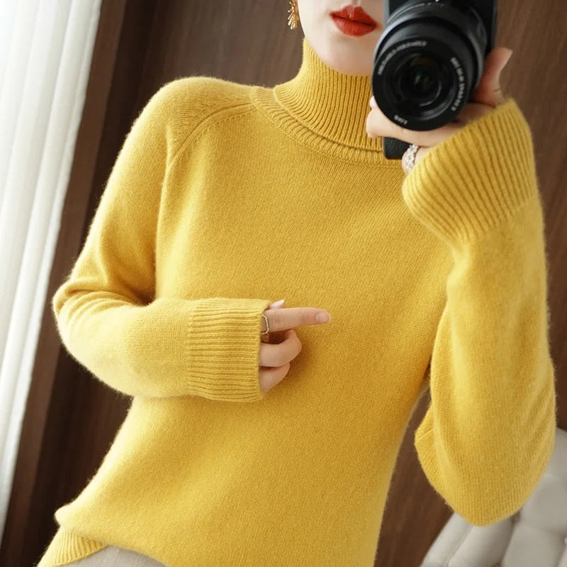 Jessel - Komfortabler Damenrollkragenpullover
